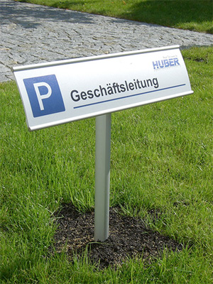 Ein Parkplatzschild